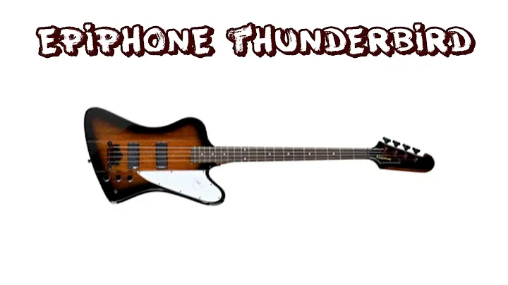 Обзор бас-гитары Epiphone Thunderbird IV VSB