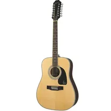 EPIPHONE DR-212 Natural Chrome Hardware